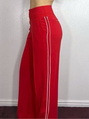 Athleta Venice High Rise Track Stripe Wide Leg Pant